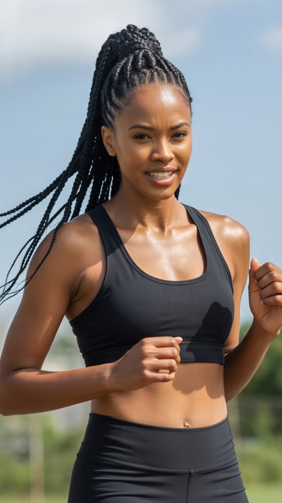 Fulani Braids Ponytail