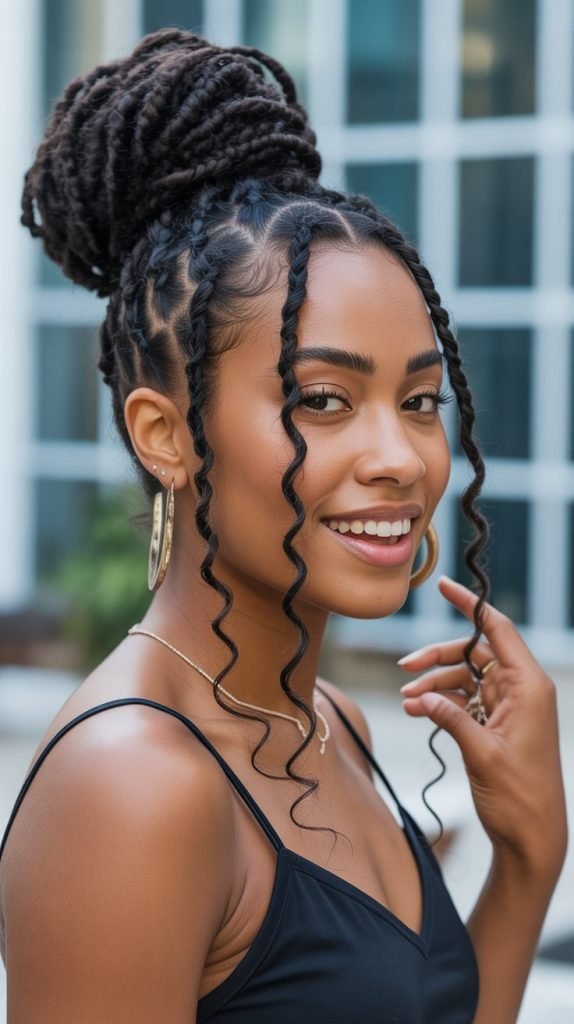 Bubble Ponytail Updo
