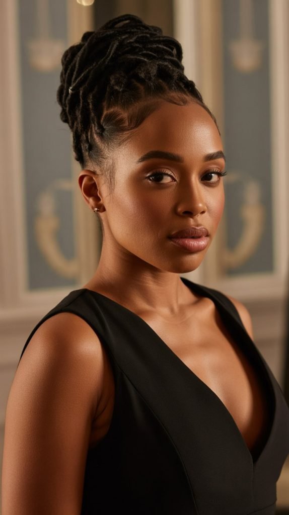 Tucked and Pinned Updo