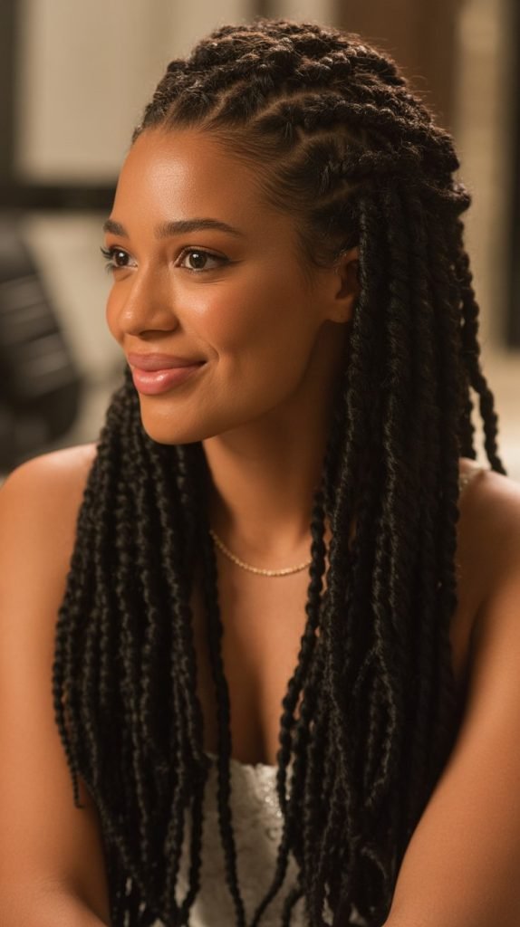 Marley Twists Half-Up Crown