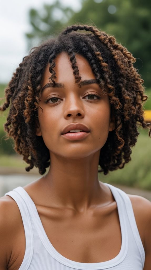 Butterfly Locs with Twist Base