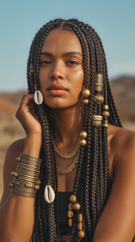 Braids with Beads and Accessories