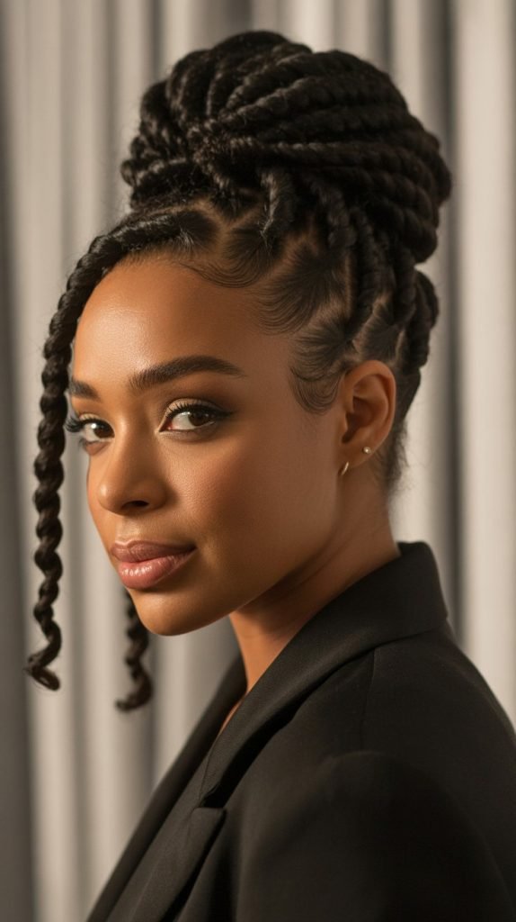 Two-Strand Twist Updo
