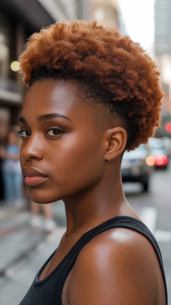 The Natural Afro Fade