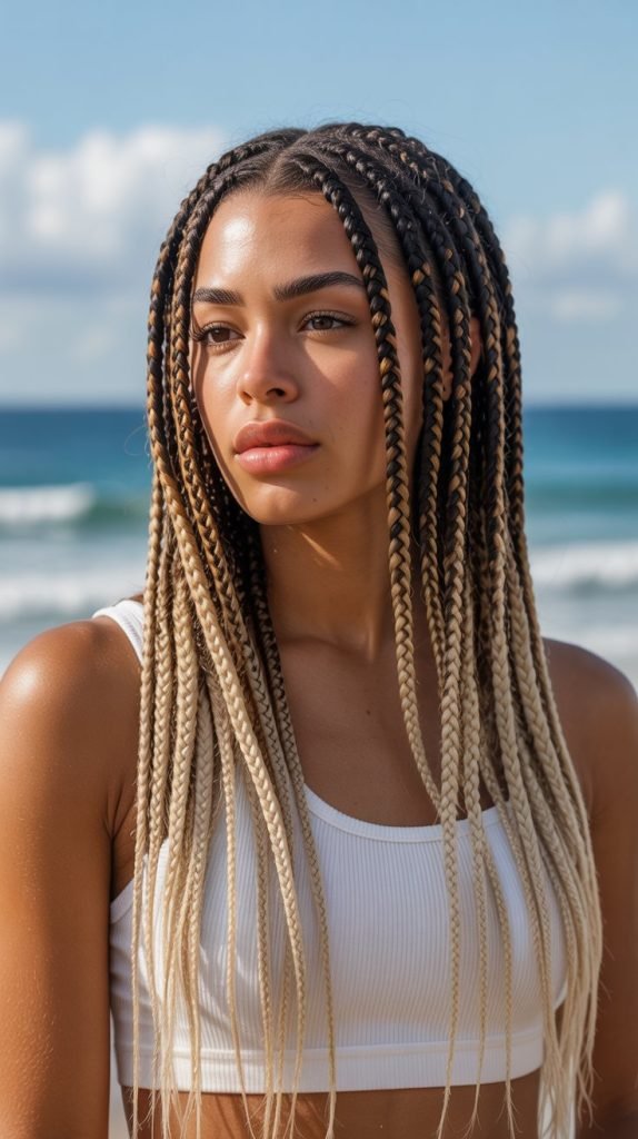 Ombre Boho Braids