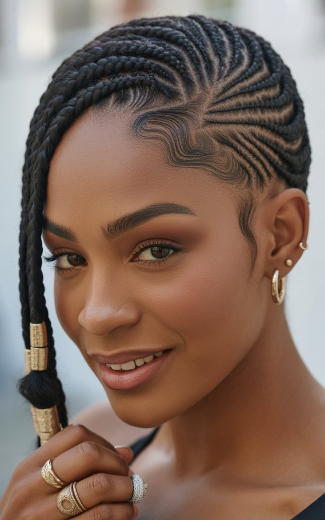 Fulani Braids Short Version