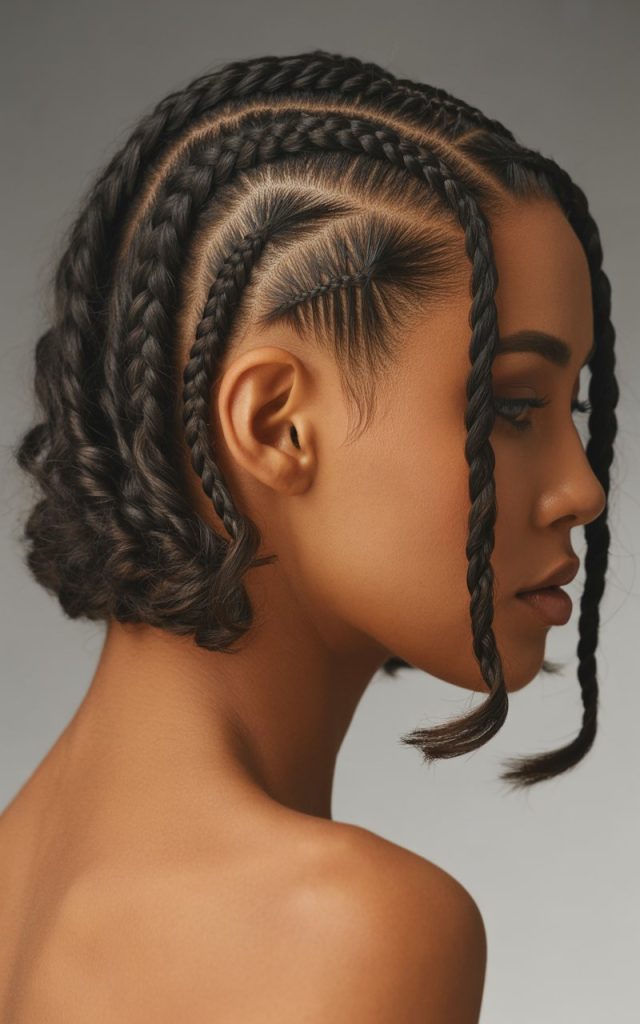 Short Lemonade Braids
