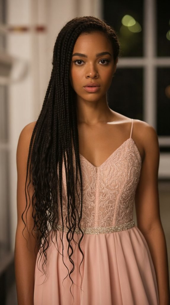 Waterfall Braid with Extensions