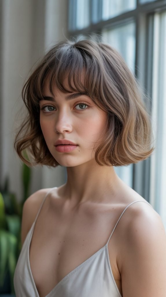 Bob with Wispy Bangs
