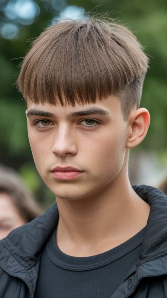 Textured Crop with Fringe