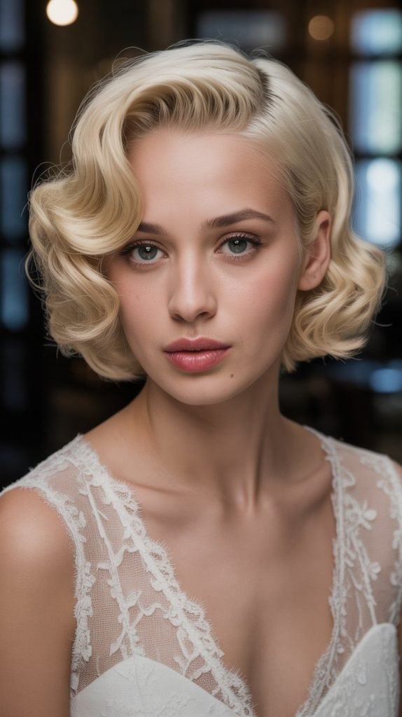  Finger Wave Side Sweep