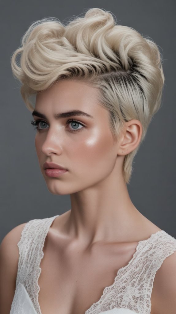 Mohawk-Inspired Updo