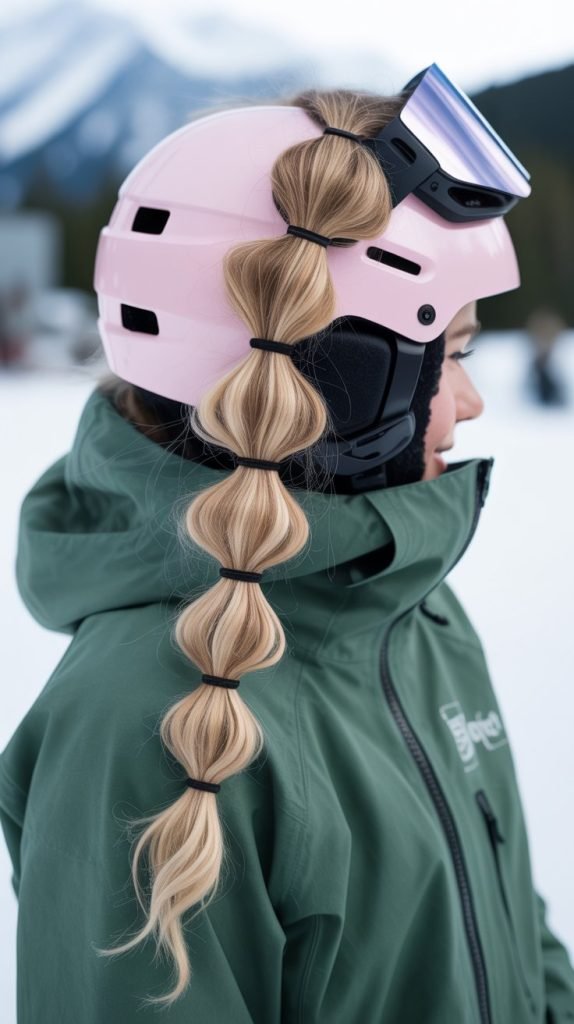 Bubble Braid Ponytail