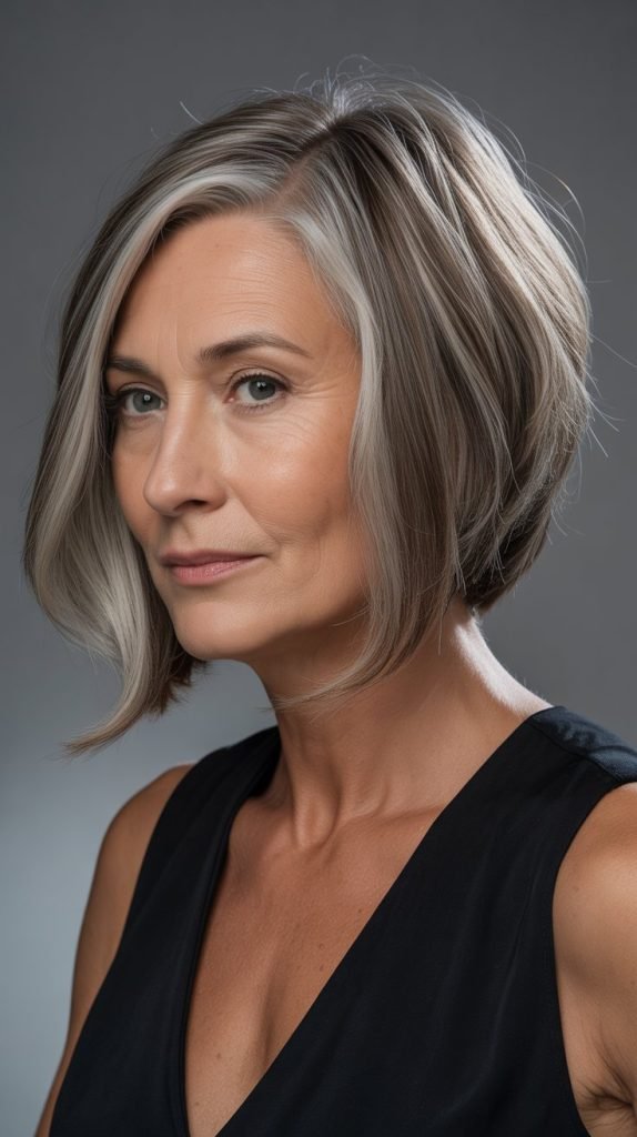  Angled Bob (A-Line Bob)