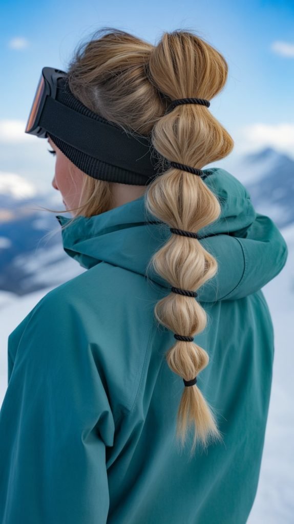  Double Twisted Ponytail