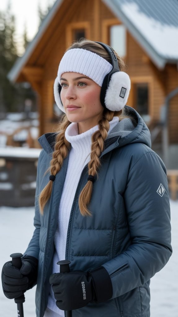 Headband Braid with Low Ponytail