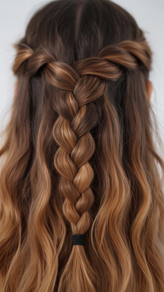  Four-Strand Braid with Caramel Complexity