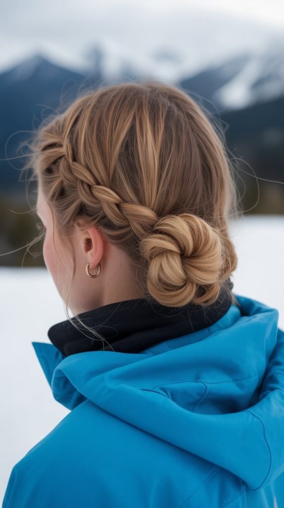 Low Braided Bun