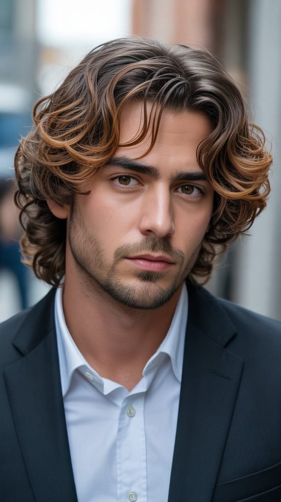 Caramel Highlights for Thick Hair