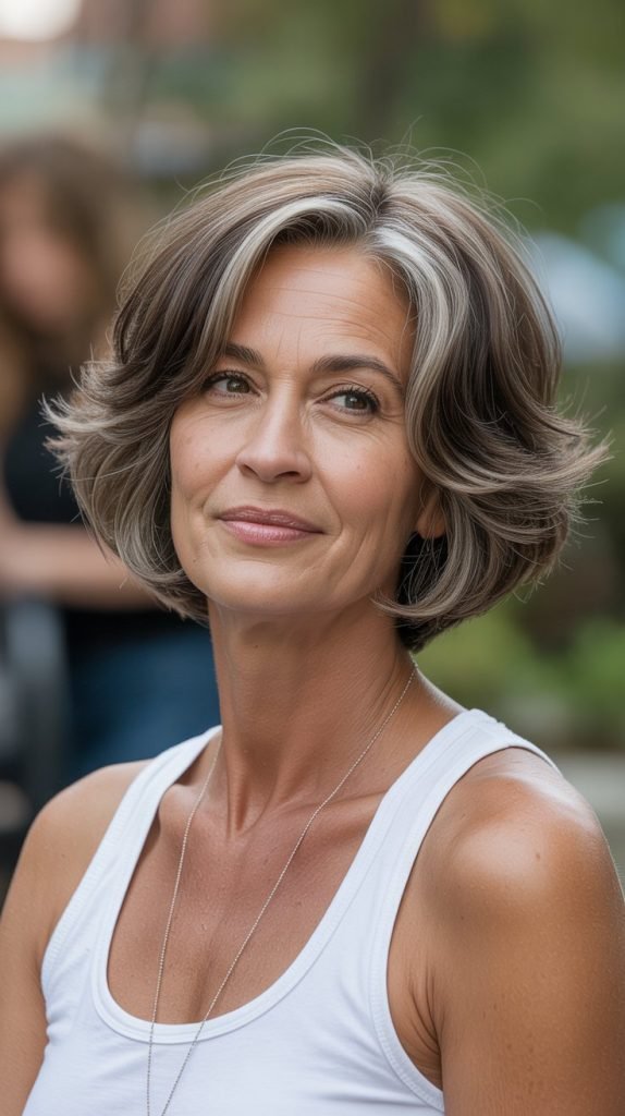 Textured Bob with Razored Ends