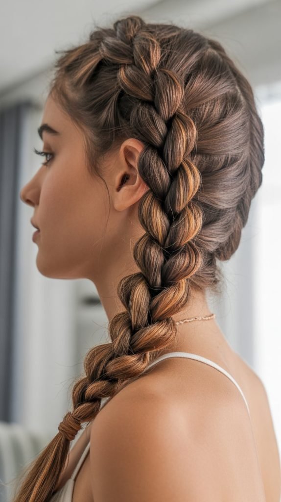  Rope Braid with Caramel Twist