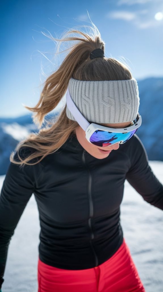 Braided Headband with High Ponytail