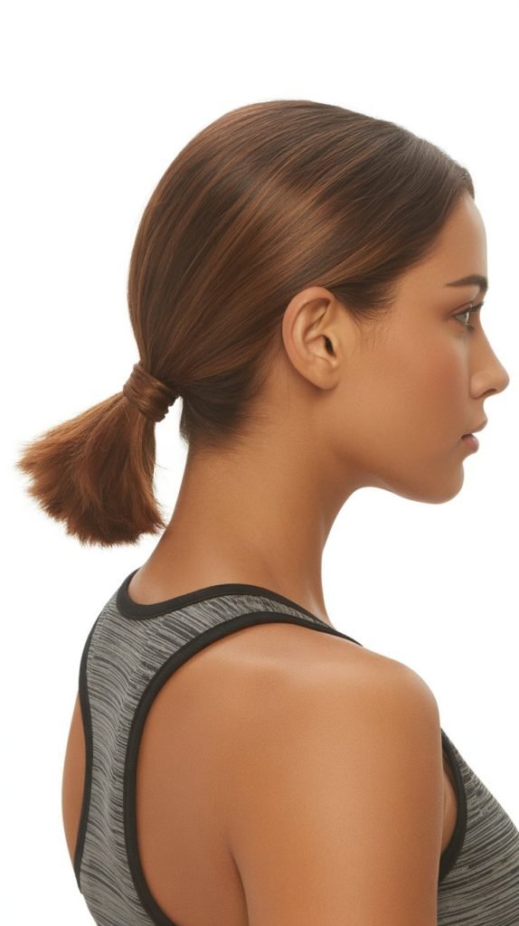 Sleek Low Ponytail Wig
