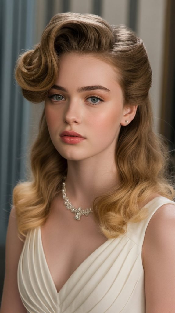 Voluminous Bouffant Half-Up