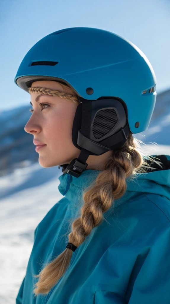 Braided Crown with Low Ponytail