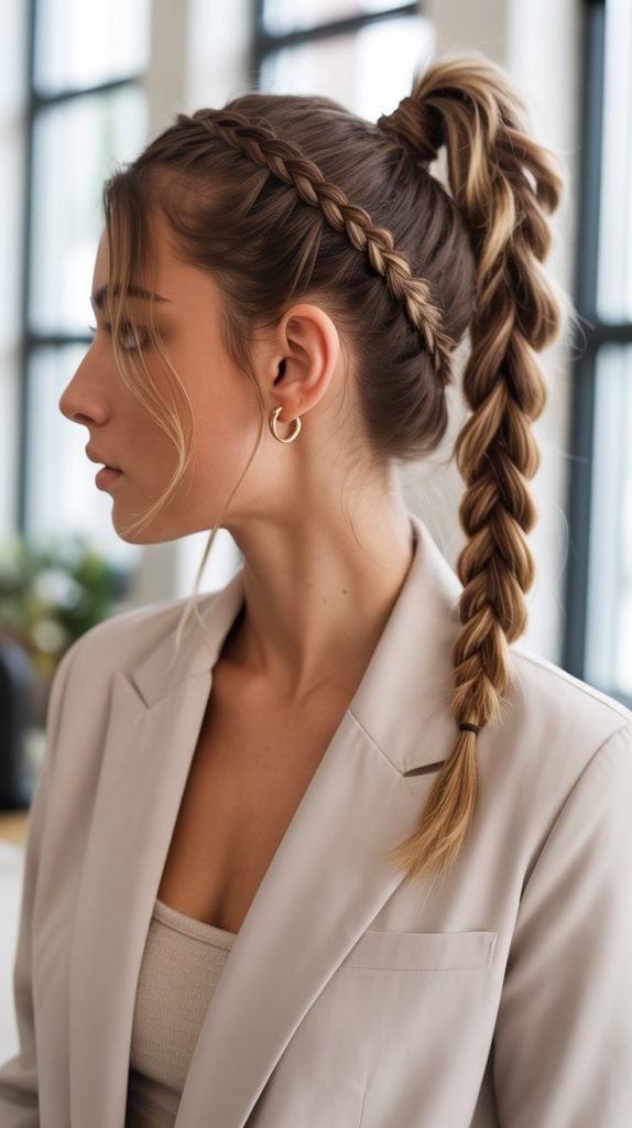 Braided Ponytail Wrap