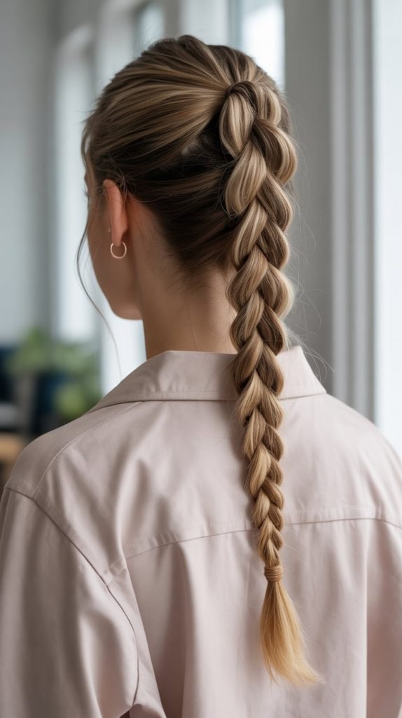 Knotted Braid Ponytail