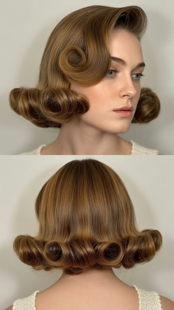 Long Bob with Flipped Ends