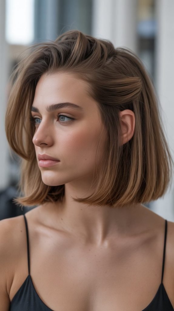  Long Bob with Root Tease