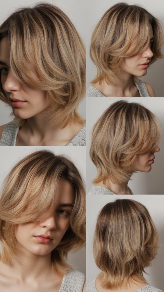  Long Bob with Razored Layers