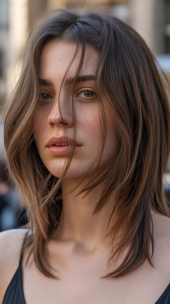 Long Bob with Feathered Ends