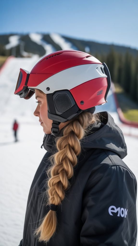Low Braided Ponytail