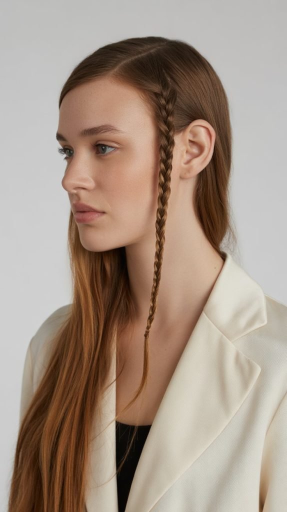 Minimalist Single Accent Braid