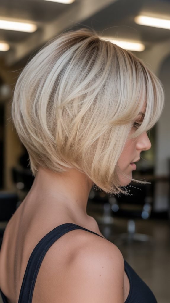 Stacked Bob with Volume