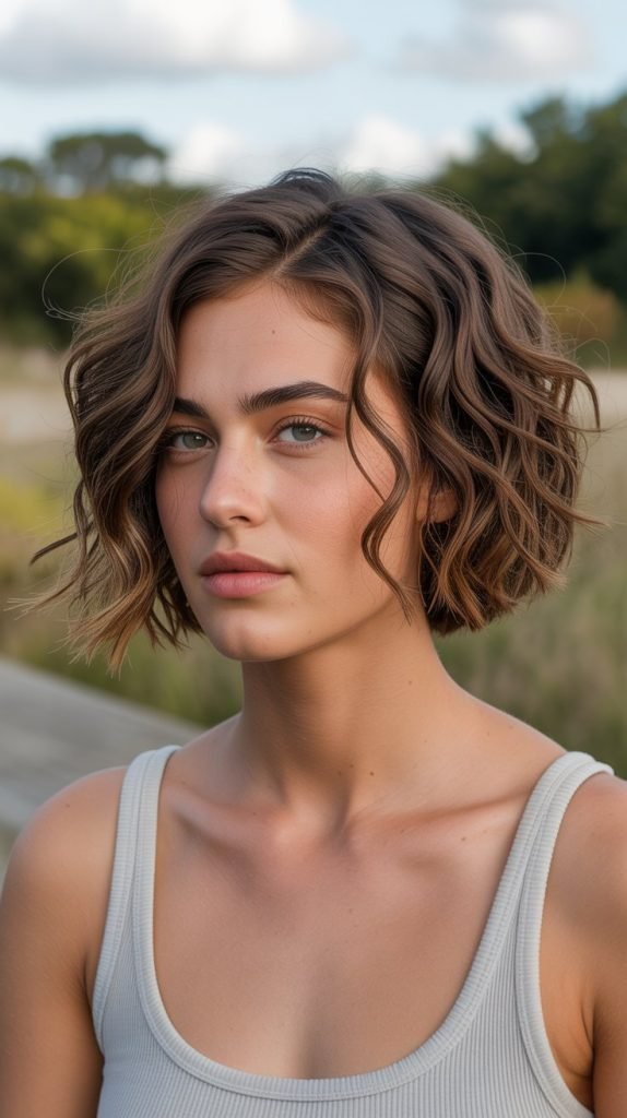 The Wavy Bob with Texture
