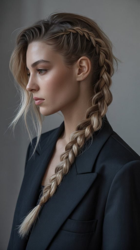 Asymmetric Side Braid