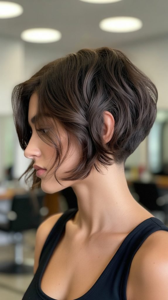 Inverted Bob with Stacked Back