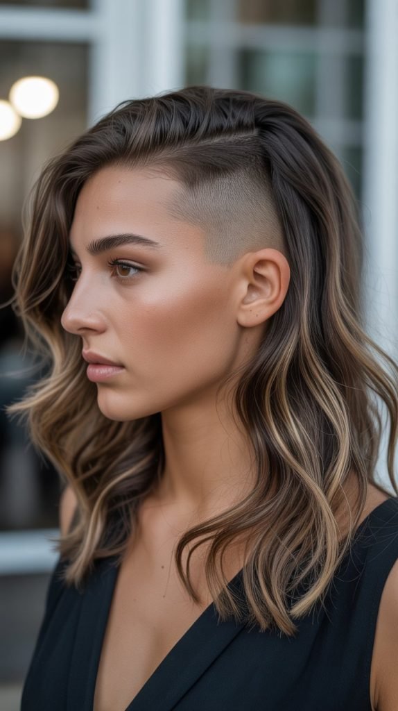 Undercut with Caramel Top Section