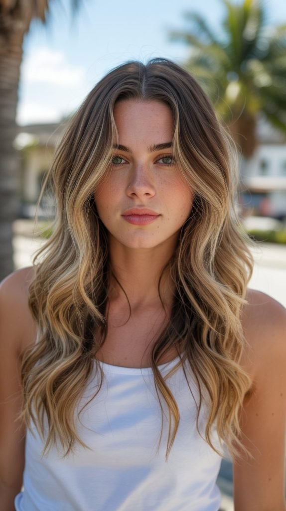 Sun-Kissed Blonde Balayage for Summer Vibes