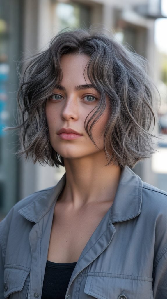 Choppy Bob with Piece-y Texture