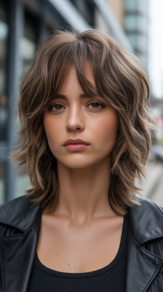 . Choppy Layers with Piecey Bangs