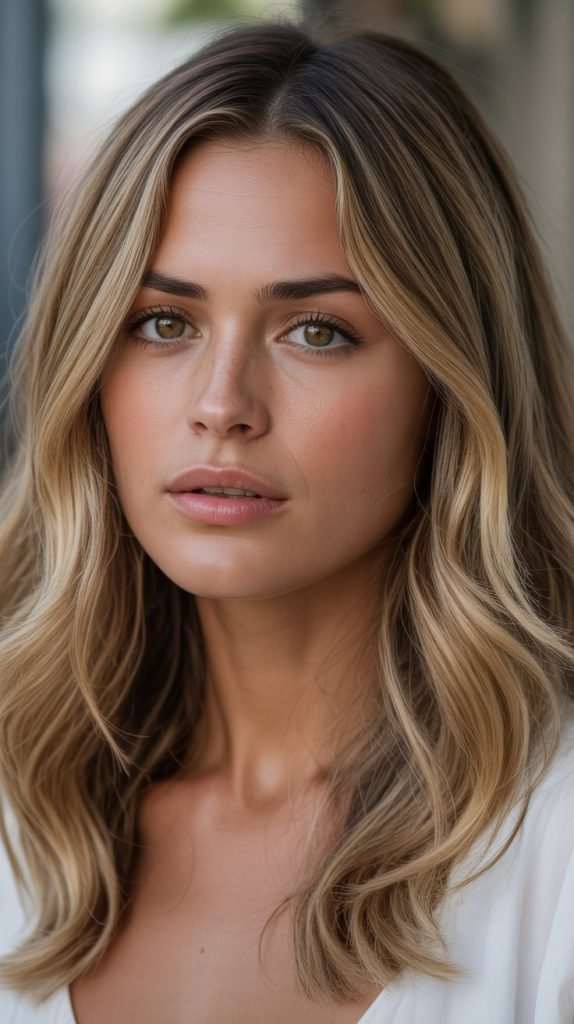 Classic Sun-Kissed Blonde with Subtle Brown Lowlights