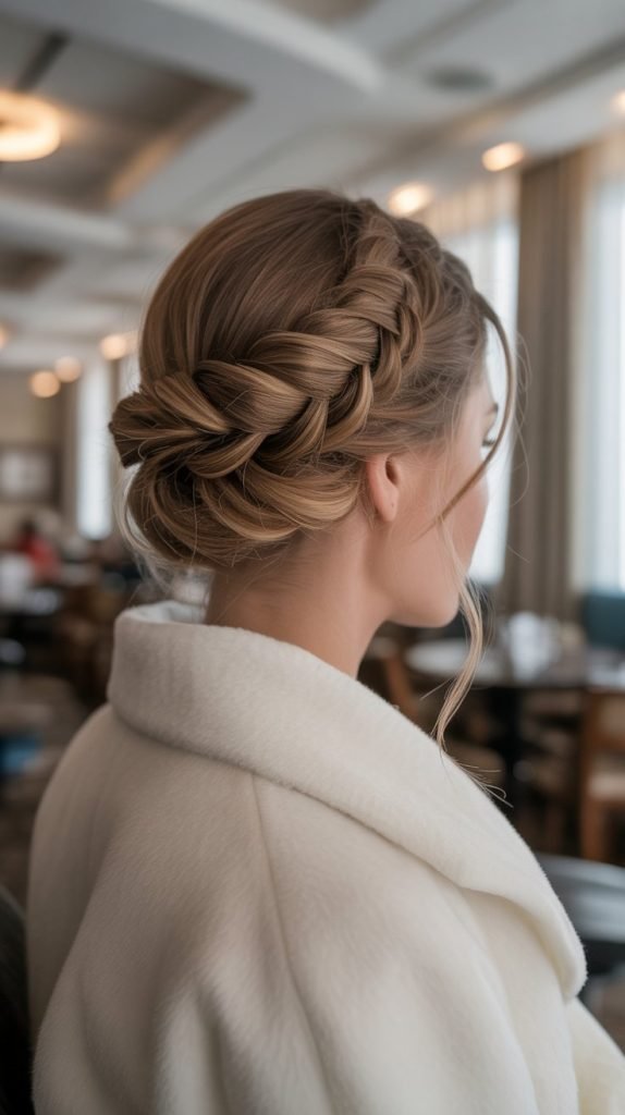 Flat Twisted Updo