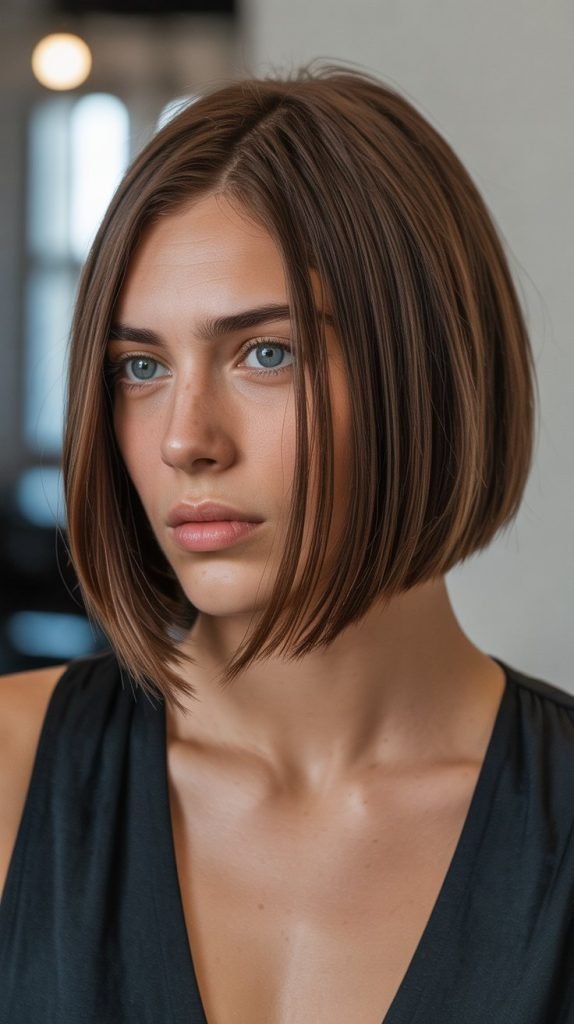 The Elongated Stacked Bob