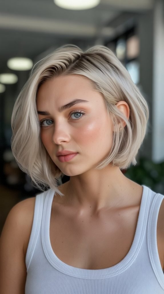 Choppy Bob with Soft Undercut