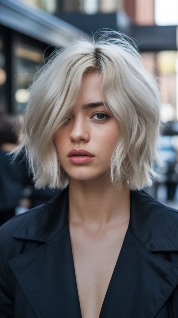 Choppy Bob with Shattered Ends